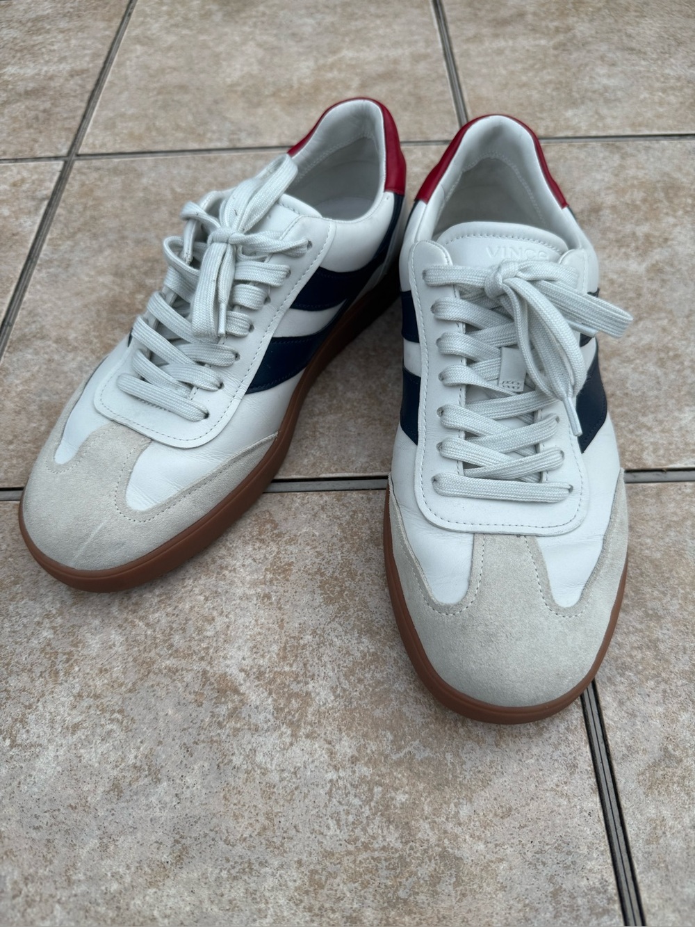 Vince Men's Oasis Leather Lace Up Sneakers